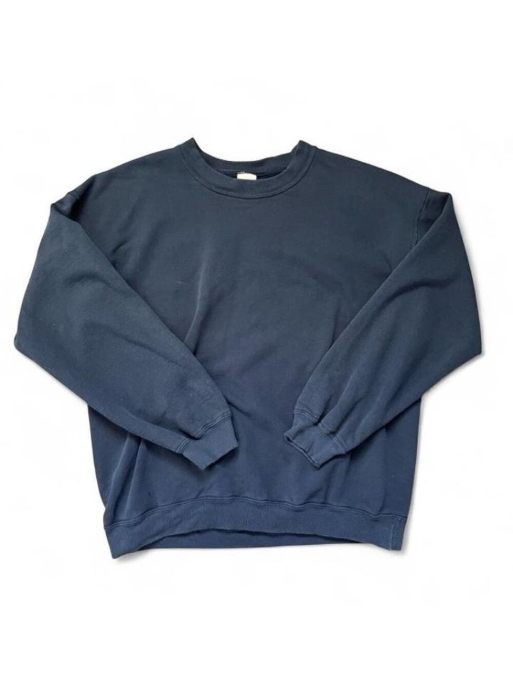 Gildan Ultra Cotton Men's Crew Neck Fleece Sweatshirt Solid Blue Size L